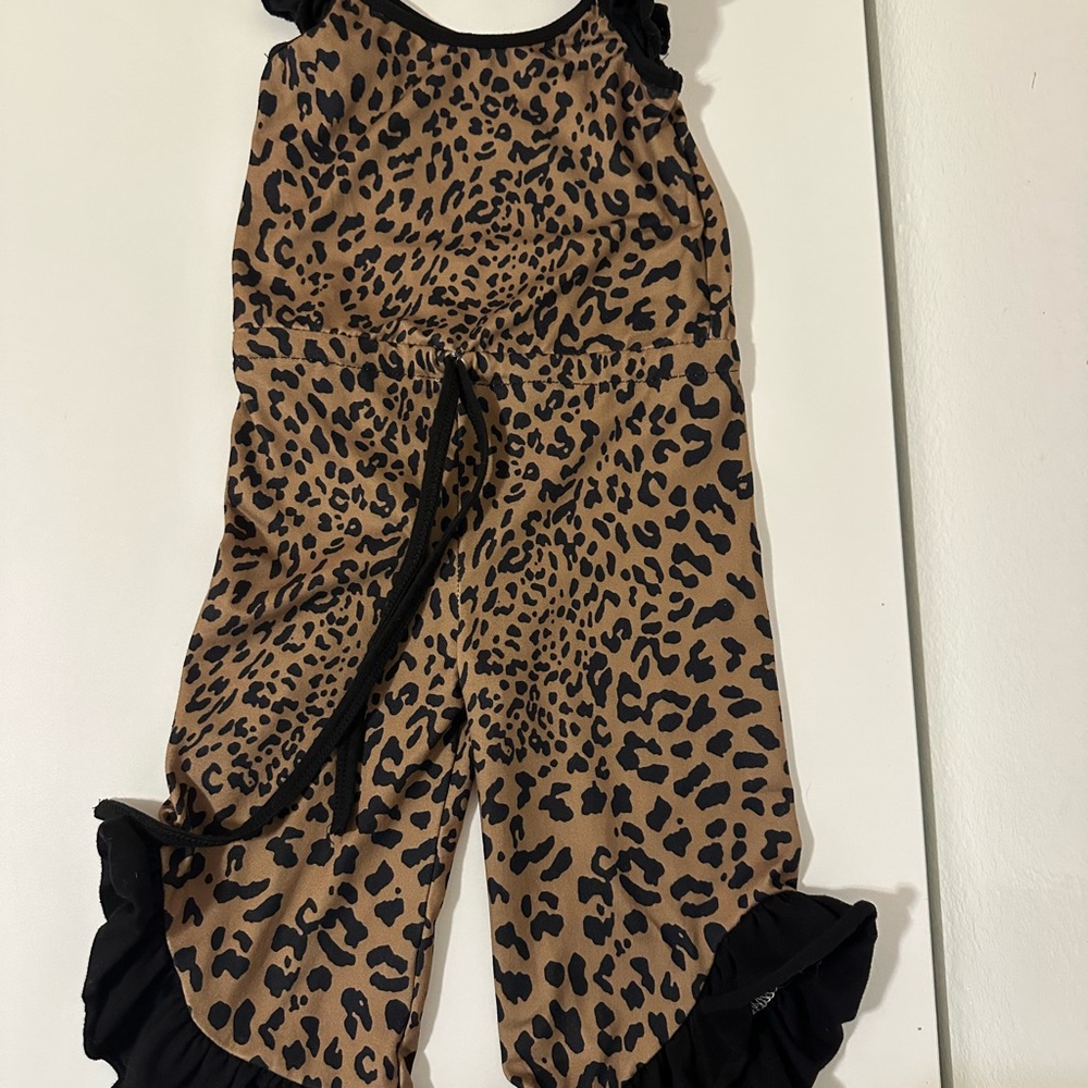 Leopard Print Kids Bodysuit